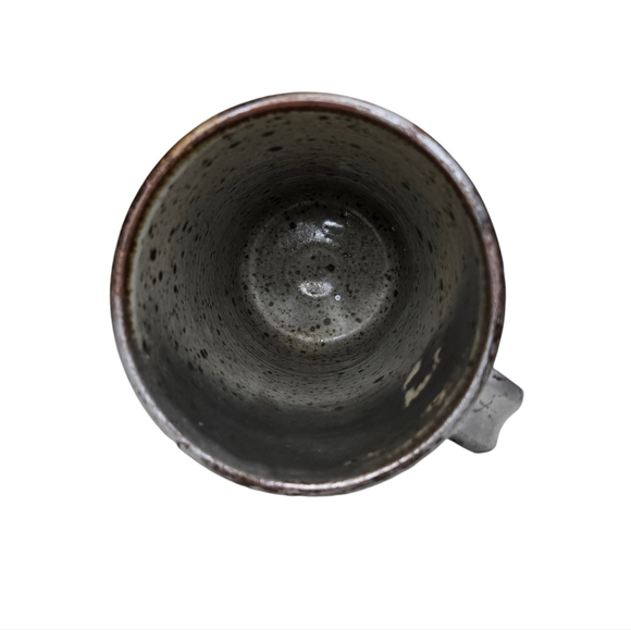 Rugged Pewter Coffee Mug with Stoneware Base – Lightweight and Durable - Picture 3 of 7